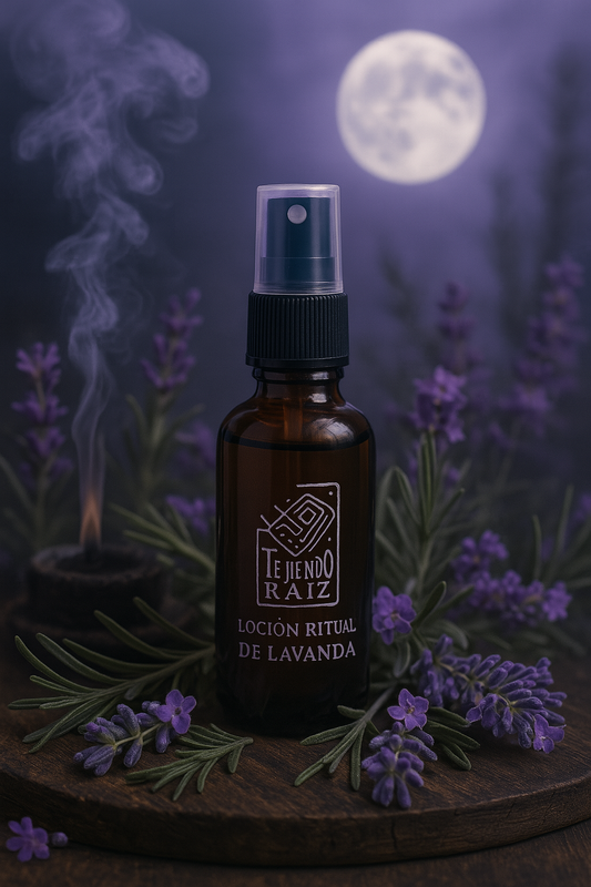 Serenidad Floral – Loción espiritual de Lavanda