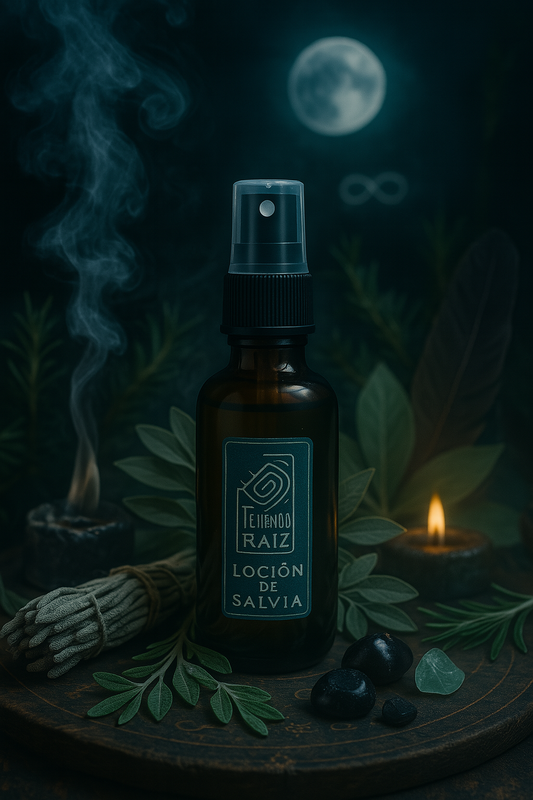 Memoria Ancestral – Loción espiritual de Salvia